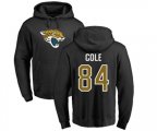 Jacksonville Jaguars #84 Keelan Cole Black Name & Number Logo Pullover Hoodie