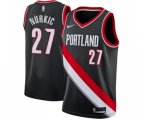 Portland Trail Blazers #27 Jusuf Nurkic Swingman Black Road NBA Jersey - Icon Edition