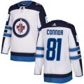 Winnipeg Jets #81 Kyle Connor White Road Authentic Stitched NHL Jersey