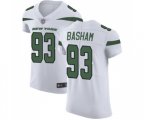 New York Jets #93 Tarell Basham White Vapor Untouchable Elite Player Football Jersey