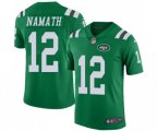 New York Jets #12 Joe Namath Limited Green Rush Vapor Untouchable Football Jersey