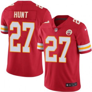 Kansas City Chiefs #27 Kareem Hunt Red Team Color Vapor Untouchable Limited Player NFL Jersey