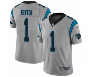 Carolina Panthers #1 Cam Newton Silver Inverted Legend Limited Football Jersey