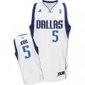 Dallas Mavericks #5 Jason Kidd Swingman White Home NBA Jersey