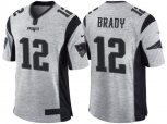 New England Patriots #12 Tom Brady 2016 Gridiron Gray II NFL Limited Jersey