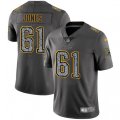 Minnesota Vikings #61 Brett Jones Gray Static Vapor Untouchable Limited NFL Jersey