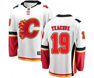 Calgary Flames #19 Matthew Tkachuk Fanatics Branded White Away Breakaway Hockey Jersey