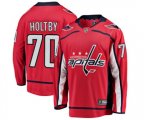 Washington Capitals #70 Braden Holtby Fanatics Branded Red Home Breakaway NHL Jersey