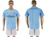 2017-18 Manchester City Home Soccer Jersey