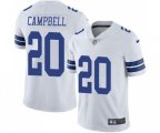 Dallas Cowboys #20 Ibraheim Campbell White Vapor Untouchable Limited Player Football Jersey