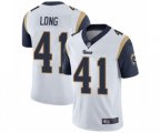 Los Angeles Rams #41 David Long White Vapor Untouchable Limited Player Football Jersey