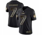 Pittsburgh Steelers #7 Ben Roethlisberger Black Golden Edition 2019 Vapor Untouchable Limited Jersey