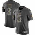 New Orleans Saints #3 Wil Lutz Gray Static Vapor Untouchable Limited NFL Jersey