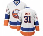 CCM New York Islanders #31 Billy Smith Premier White Throwback NHL Jersey