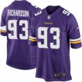 Minnesota Vikings #93 Sheldon Richardson Game Purple Team Color NFL Jersey