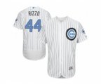 Chicago Cubs #44 Anthony Rizzo White(Blue Strip) Flexbase Authentic Collection 2016 Father's Day Stitched Baseball Jersey