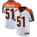 Cincinnati Bengals #51 Kevin Minter Vapor Untouchable Limited White NFL Jersey