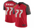 Tampa Bay Buccaneers #77 Caleb Benenoch Red Team Color Vapor Untouchable Limited Player Football Jersey