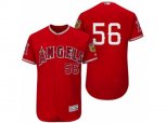Los Angeles Angels Of Anaheim #56 Kole Calhoun 2017 Spring Training Flex Base Authentic Collection Stitched Baseball Jersey