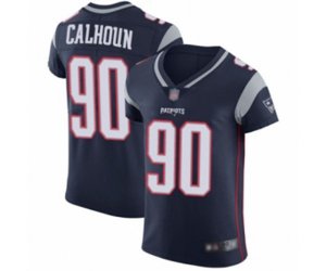 New England Patriots #90 Shilique Calhoun Navy Blue Team Color Vapor Untouchable Elite Player Football Jersey