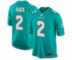 Miami Dolphins #2 Matt Haack Game Aqua Green Team Color Football Jersey