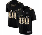 San Francisco 49ers #80 Jerry Rice Limited Black Statue of Liberty Football Jersey
