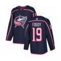 Columbus Blue Jackets #19 Liam Foudy Premier Navy Blue Home NHL Jersey