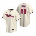 Nike Philadelphia Phillies #50 Hector Neris Cream Alternate Stitched Baseball Jersey