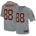 Denver Broncos #88 Demaryius Thomas Elite Lights Out Grey NFL Jersey