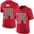 Tampa Bay Buccaneers #34 Charles Sims Limited Red Rush Vapor Untouchable NFL Jersey