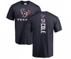 Houston Texans #51 Dylan Cole Navy Blue Backer T-Shirt