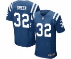Indianapolis Colts #32 T.J. Green Elite Royal Blue Team Color Football Jersey