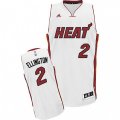Miami Heat #2 Wayne Ellington Swingman White Home NBA Jersey