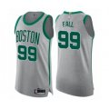 Boston Celtics #99 Tacko Fall Authentic Gray Basketball Jersey - City Edition