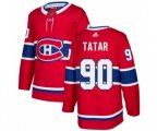 Montreal Canadiens #90 Tomas Tatar Premier Red Home NHL Jersey