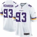 Minnesota Vikings #93 Sheldon Richardson Game White NFL Jersey