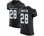 New York Jets #28 Curtis Martin Black Alternate Vapor Untouchable Elite Player Football Jersey