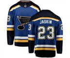St. Louis Blues #23 Dmitrij Jaskin Fanatics Branded Royal Blue Home Breakaway NHL Jersey