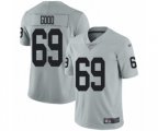 Oakland Raiders #69 Denzelle Good Limited Silver Inverted Legend Football Jersey
