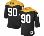 Pittsburgh Steelers #90 T. J. Watt Elite Black 1967 Home Throwback Football Jersey