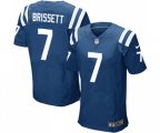 Indianapolis Colts #7 Jacoby Brissett Elite Royal Blue Team Color Football Jersey