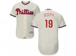 Philadelphia Phillies #19 Tommy Joseph Cream Flexbase Authentic Collection MLB Jersey