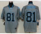 Detroit Lions #81 calvin johnson grey jersey