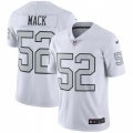 Oakland Raiders #52 Khalil Mack Limited White Rush Vapor Untouchable NFL Jersey