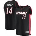 Miami Heat #14 Tyler Herro Fanatics Branded Black 2020-21 Fast Break Replica Jersey
