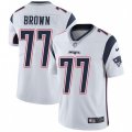 New England Patriots #77 Trent Brown White Vapor Untouchable Limited Player NFL Jersey