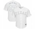 Texas Rangers #13 Joey Gallo Pico de Gallo Authentic White 2019 Players Weekend Baseball Jersey