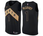 Toronto Raptors #1 Tracy Mcgrady Swingman Black NBA Jersey - City Edition