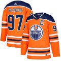 Edmonton Oilers #97 Connor McDavid Orange Home Authentic Stitched NHL Jersey