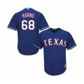 Texas Rangers #68 Wei-Chieh Huang Authentic Royal Blue Alternate 2 Cool Base Baseball Player Jersey